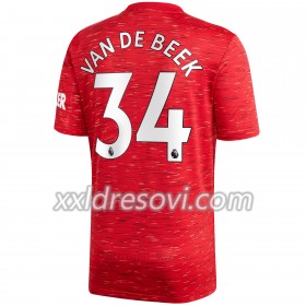 Manchester United Donny van de Beek 34 Domaći Nogometni Dres 2020-2021